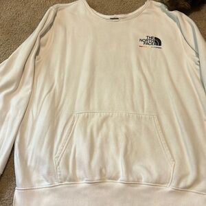 White Northface Pullover